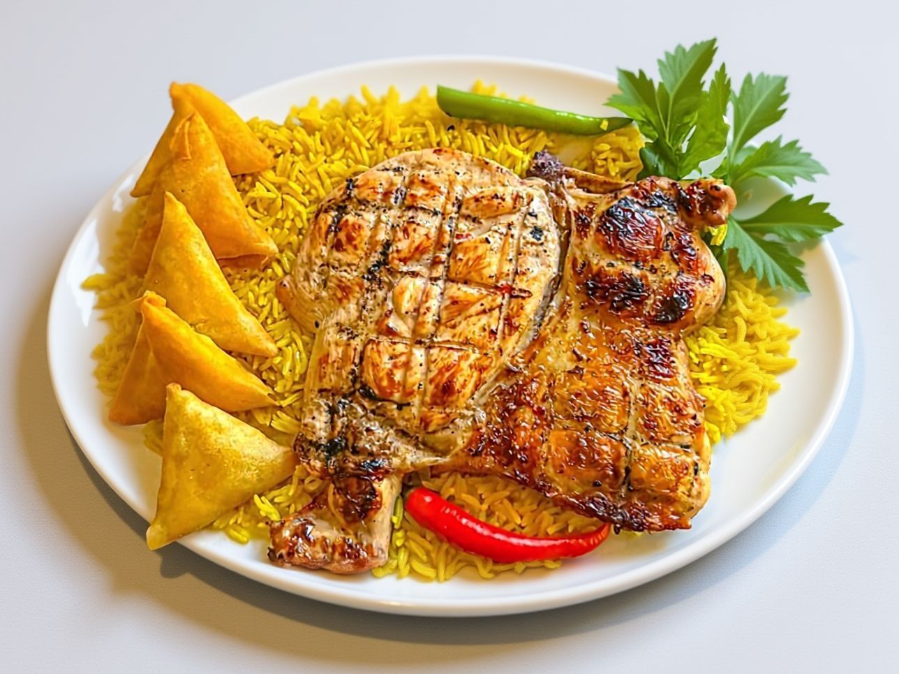 Charcoaled Half Grilled Chicken Offer