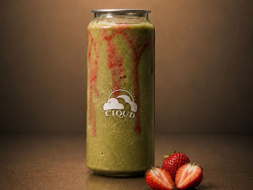 Blended Strawberry Matcha