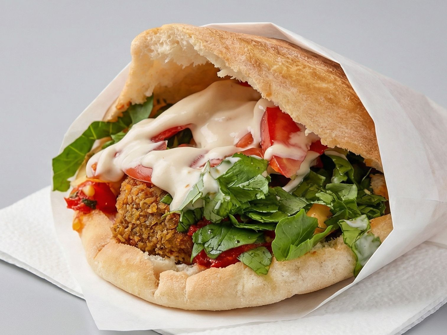 Taamia With Boiled Egg Sandwich