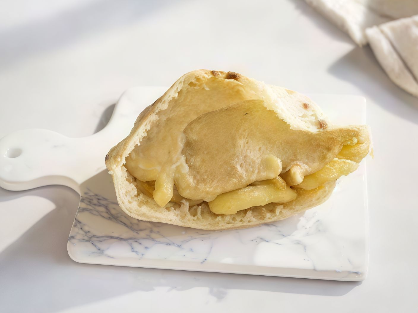 Potato Fingers With Baba Ghanouj Sandwich