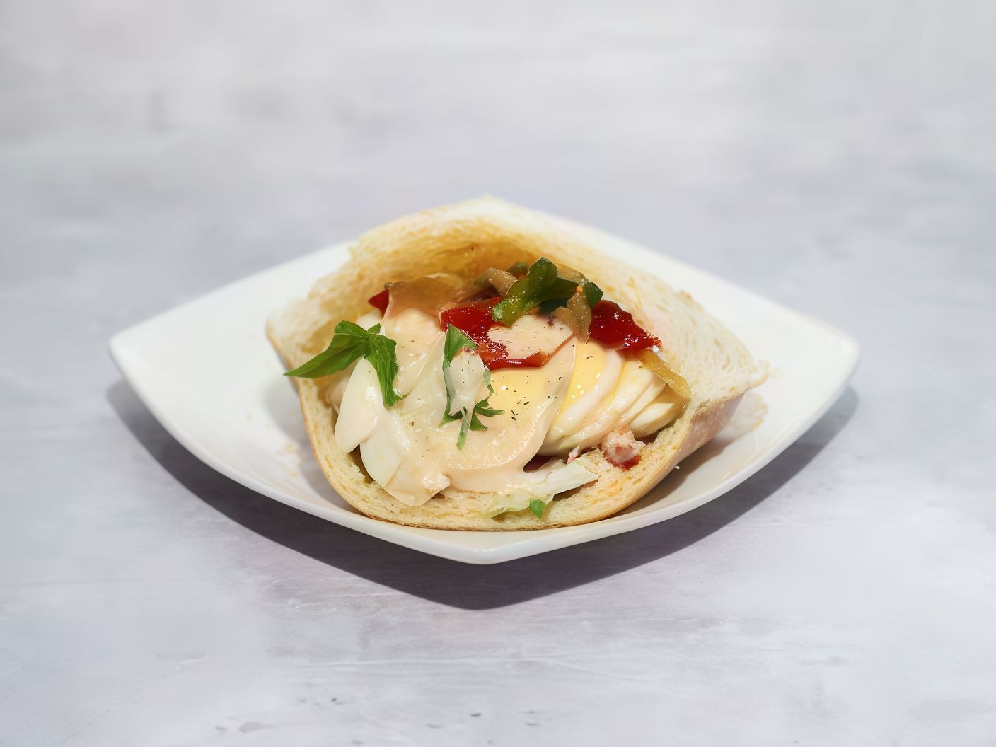 Sunny Side Up Egg Sandwich