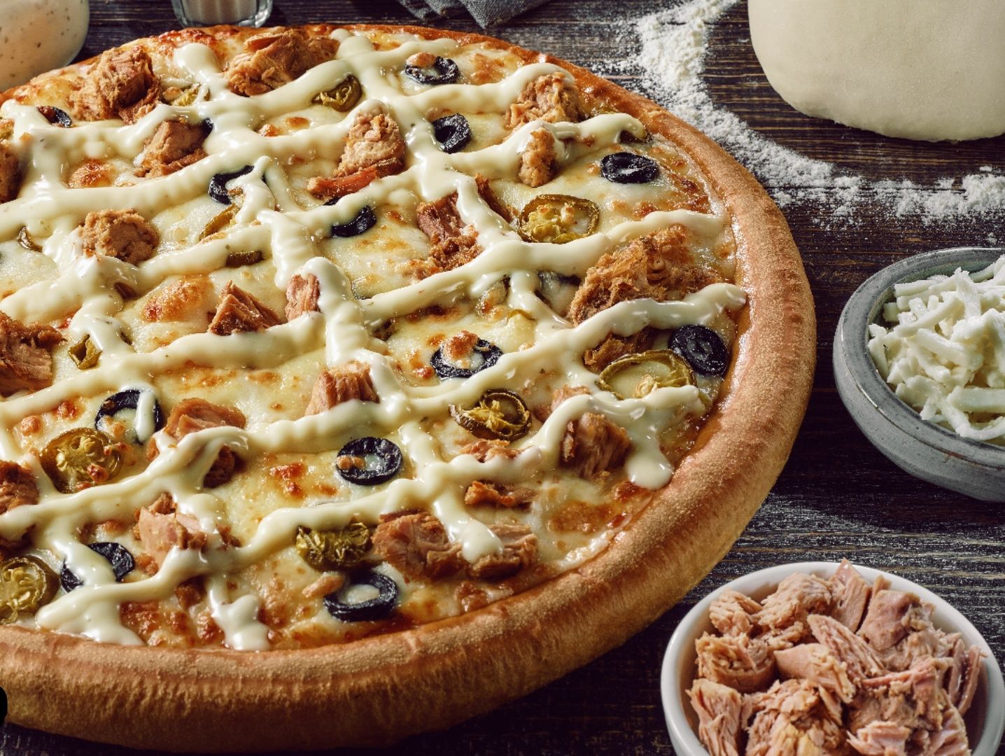 Tuna Ranch Pizza