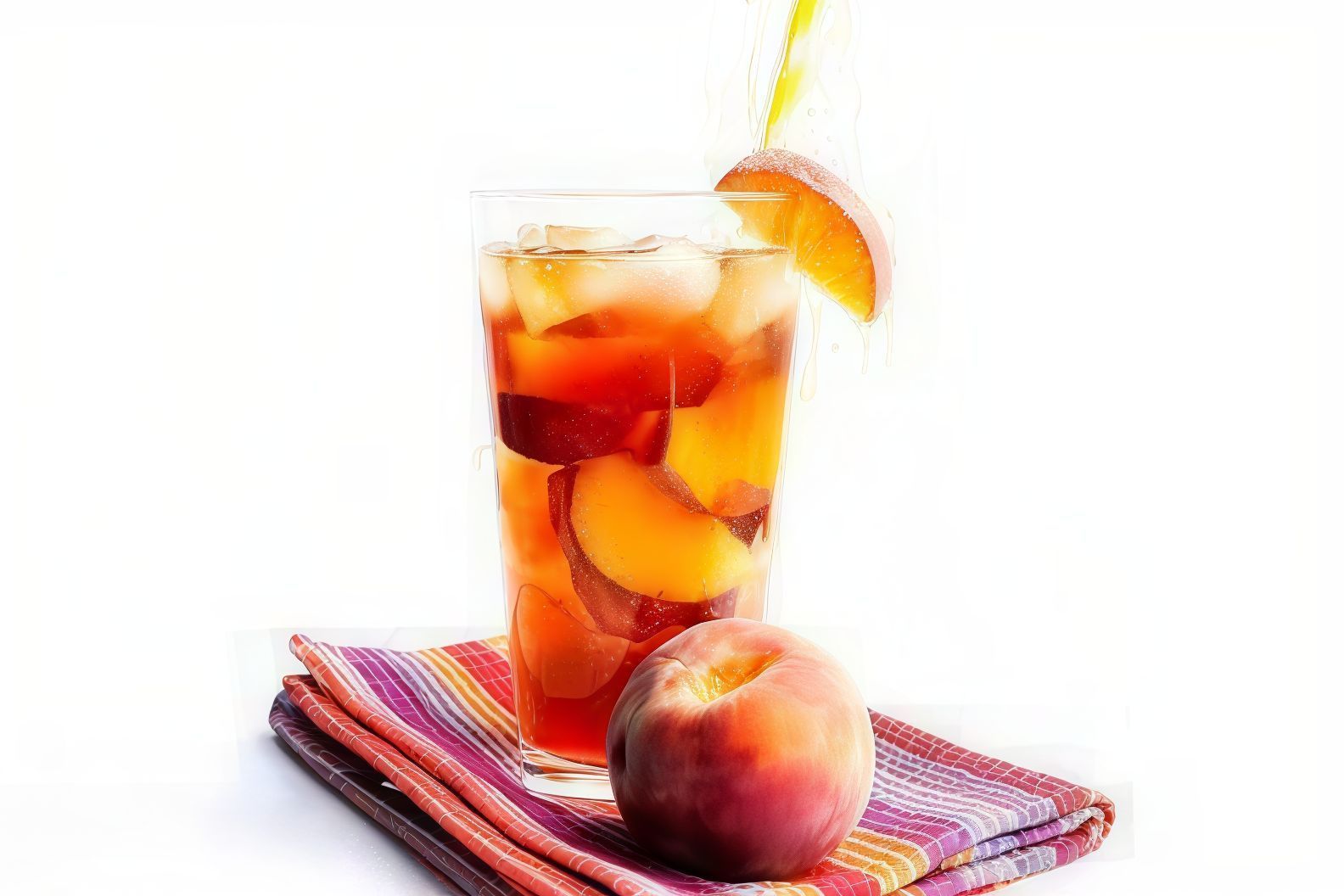Iced Peach Tea