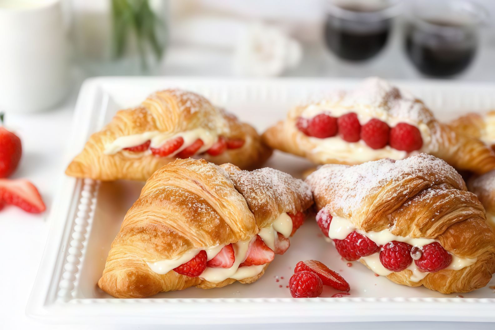 creamy berry Croissant