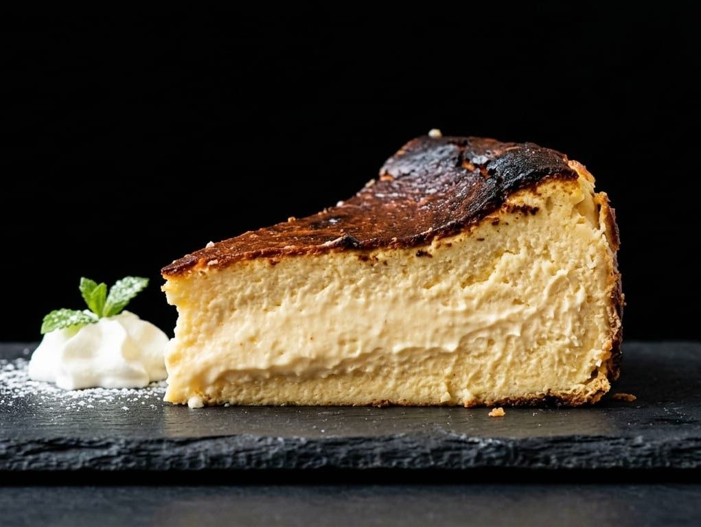San Sebastian Cheesecake.