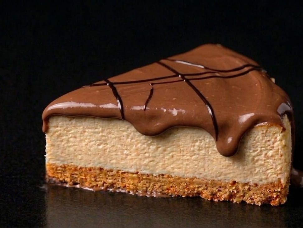 Nutella Cheesecake Slice