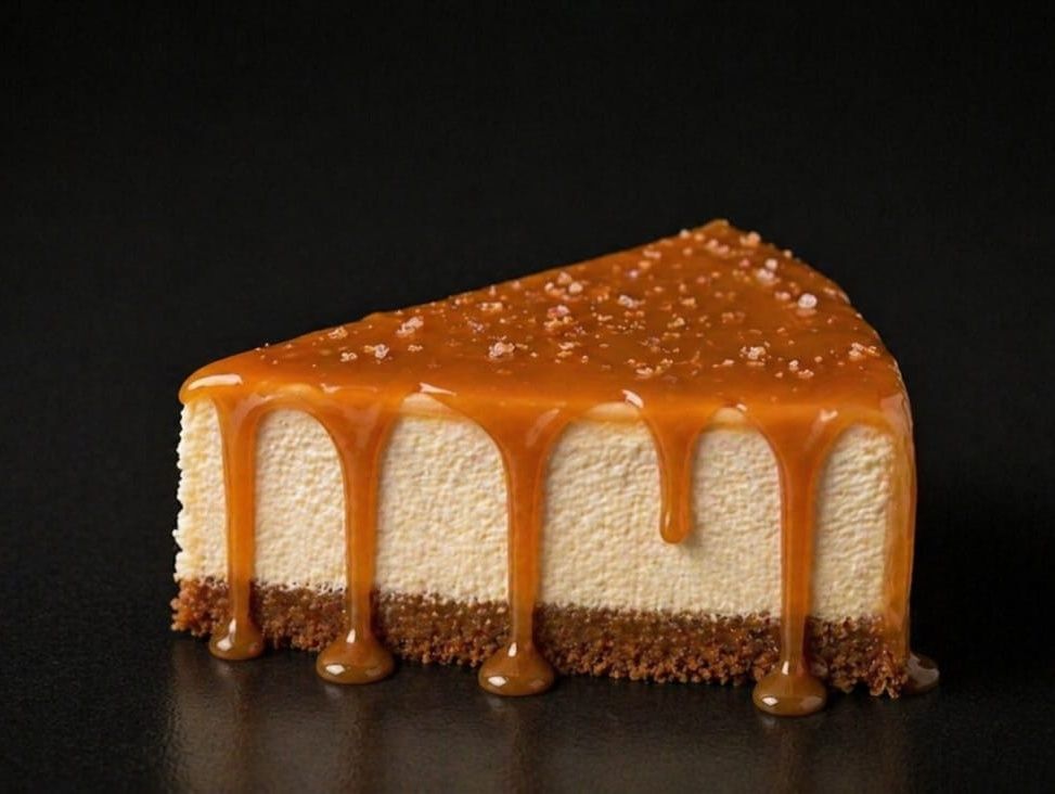 Caramel Cheesecake Slice