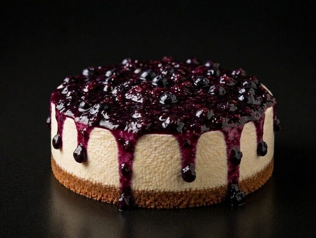 Blueberry Round Cheesecake