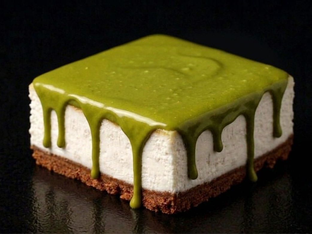 Pistachio Cheesecake Square