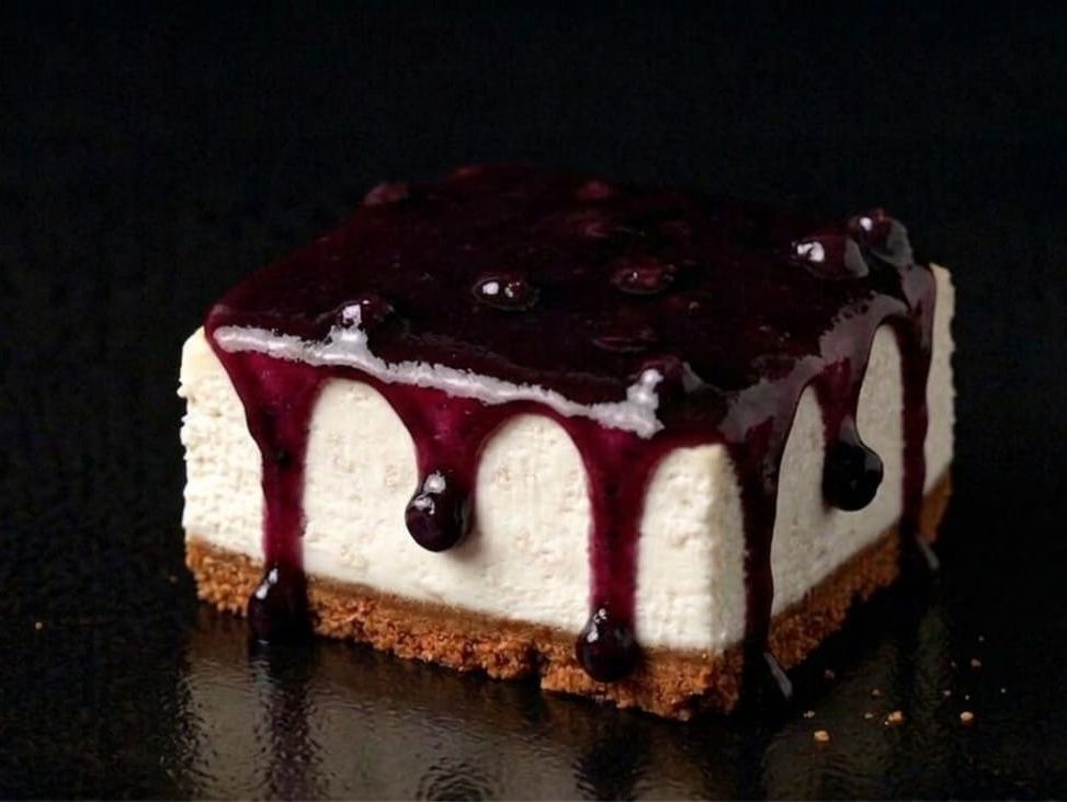 Blueberry Cheesecake Square