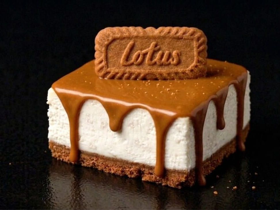 Lotus Cheesecake Square