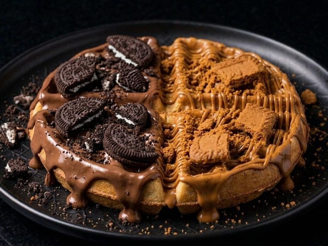 Lotus With Oreo Waffle