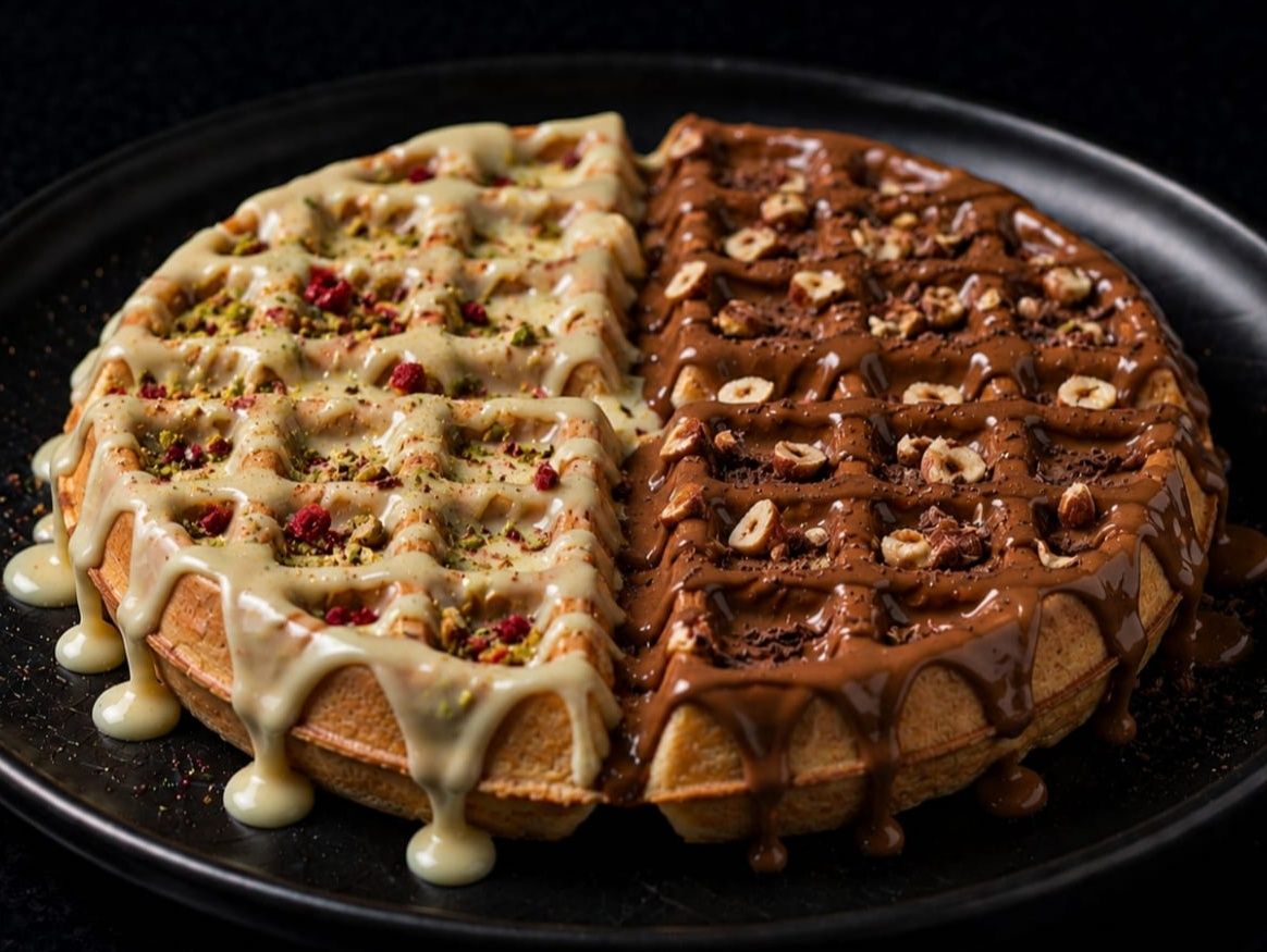 Half and Half Waffle