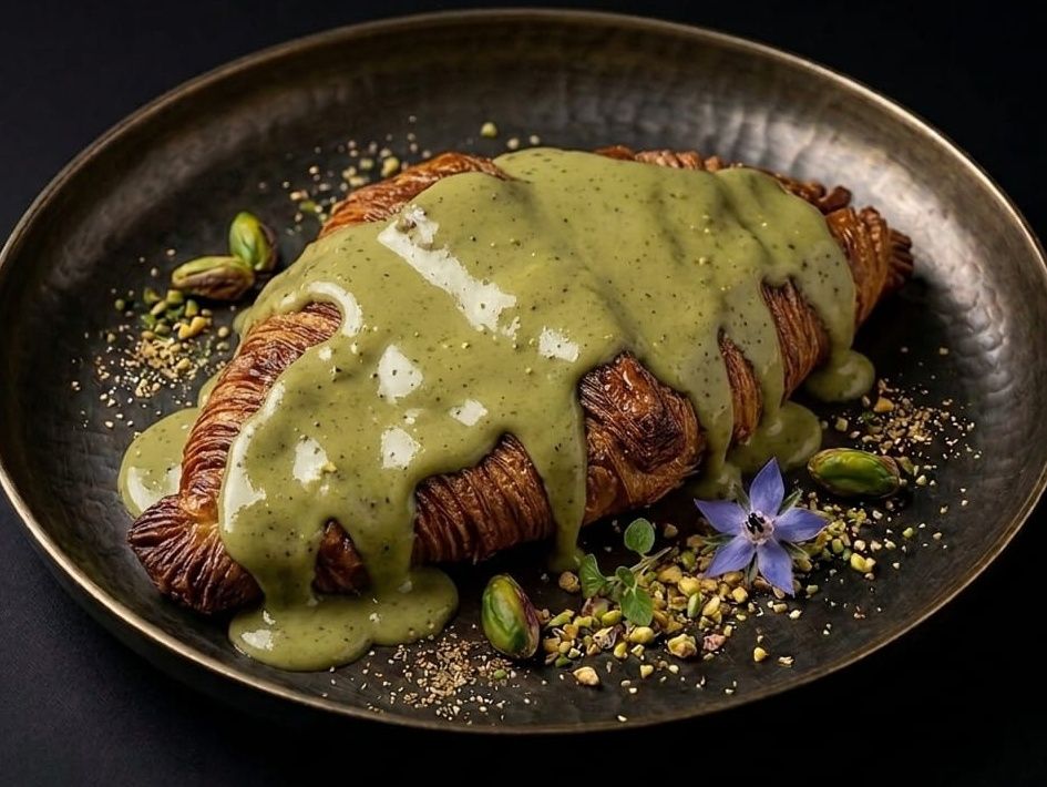 Smash Croissant with Pistachio