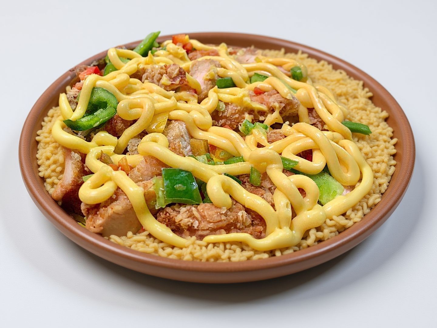 Oven-Baked Basmati Rice with Crispy Chicken