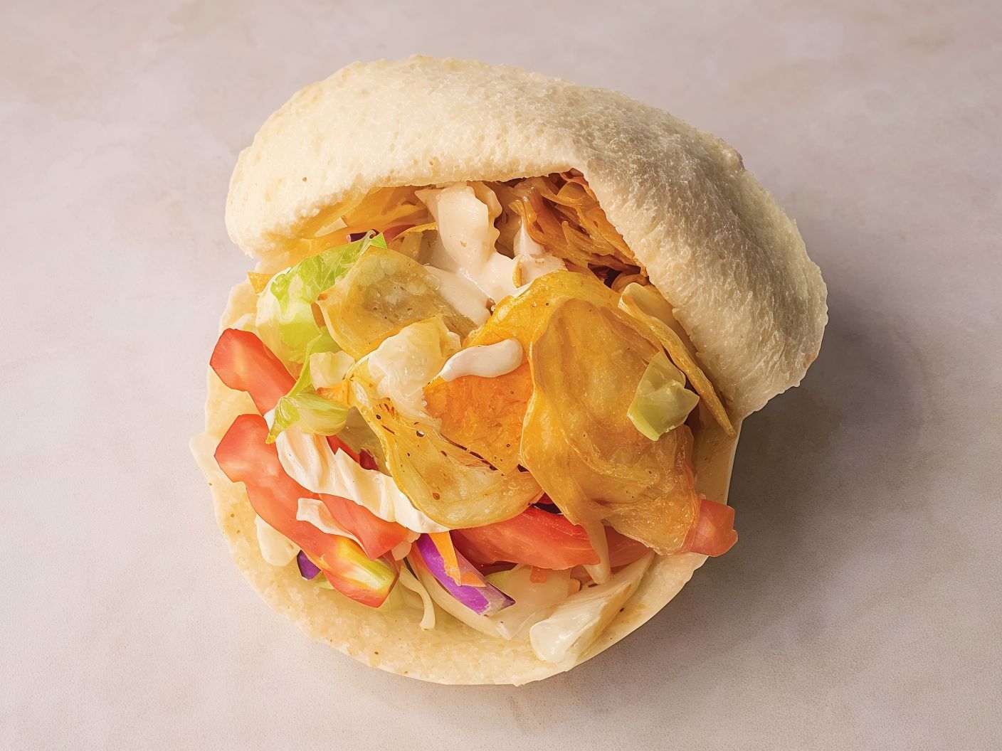 Potato chips sandwich