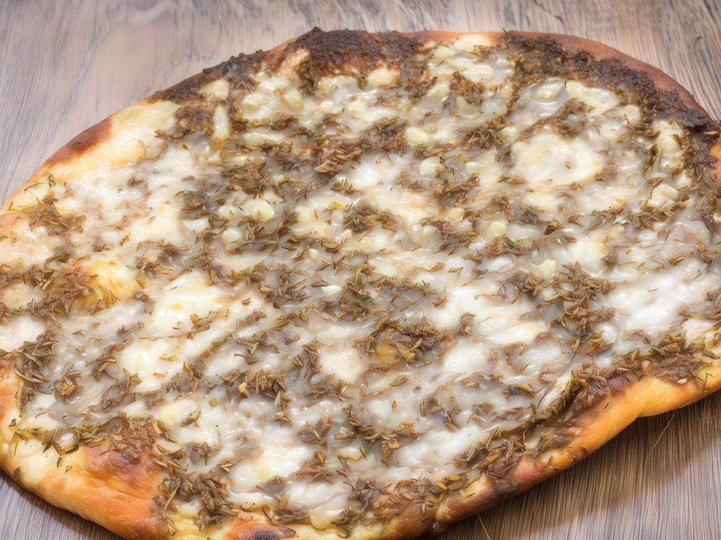 Za'atar pastries with mozzarella