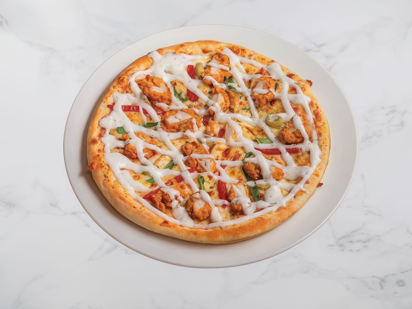 Chicken Ranch Pizza