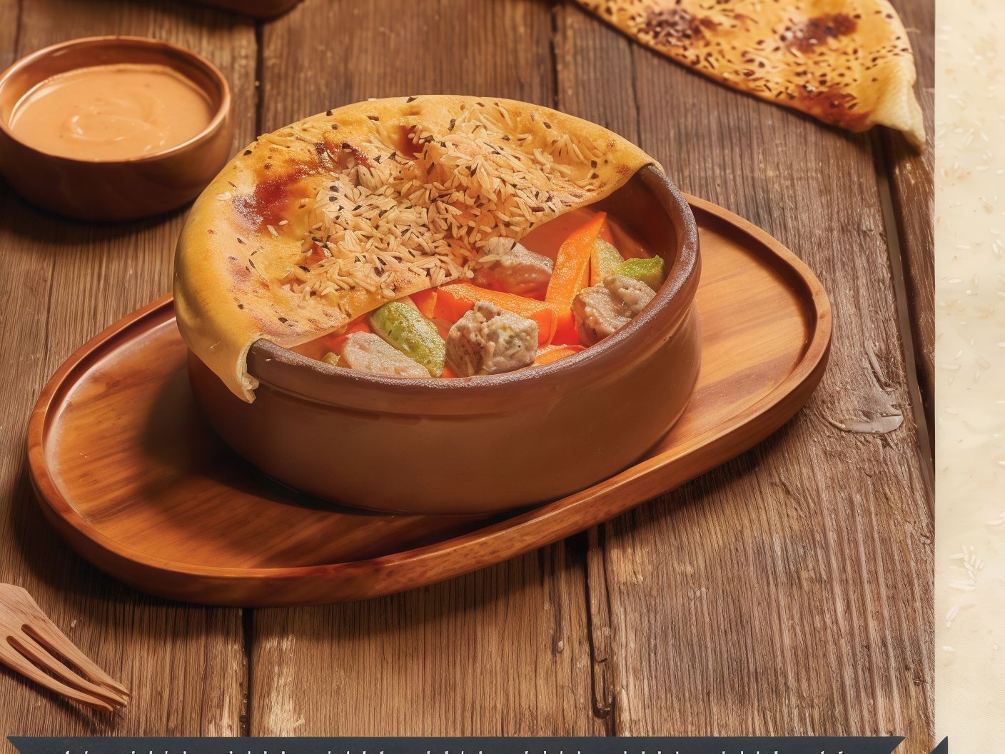 Indian kabab tagine with rice