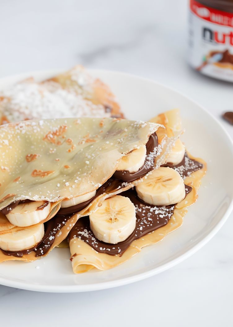 Nutella Chocolate Crepe with Banana