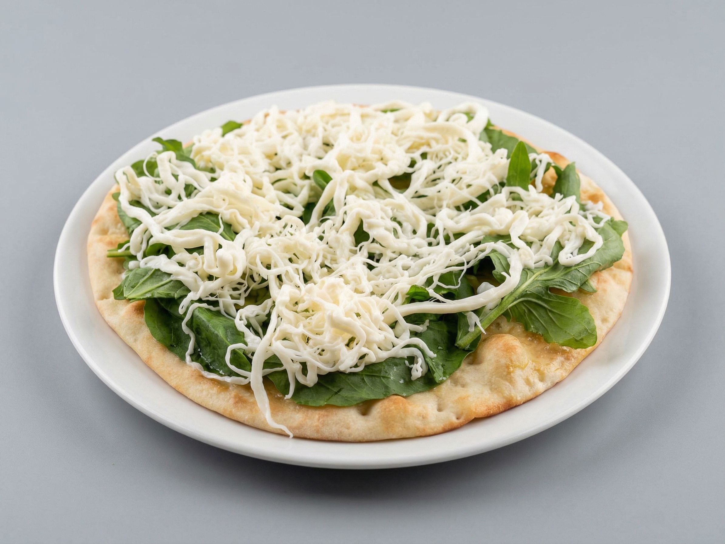 Man'ousheh with Shallal Cheese and Arugula