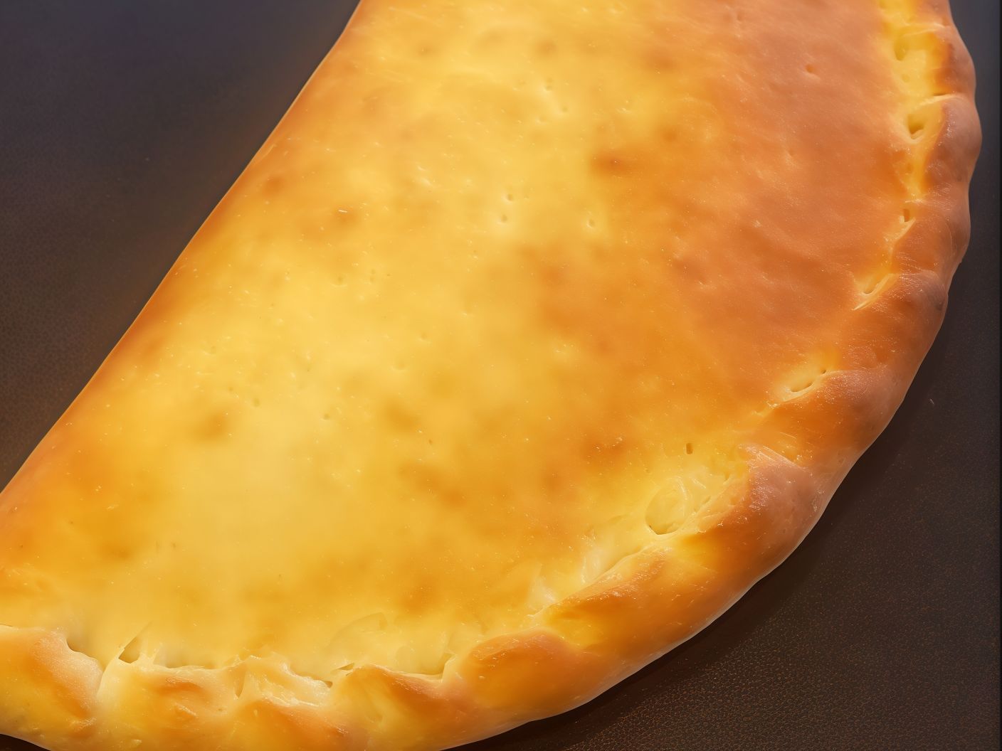 Man'oushe with Kiri cheese and smoked turkey