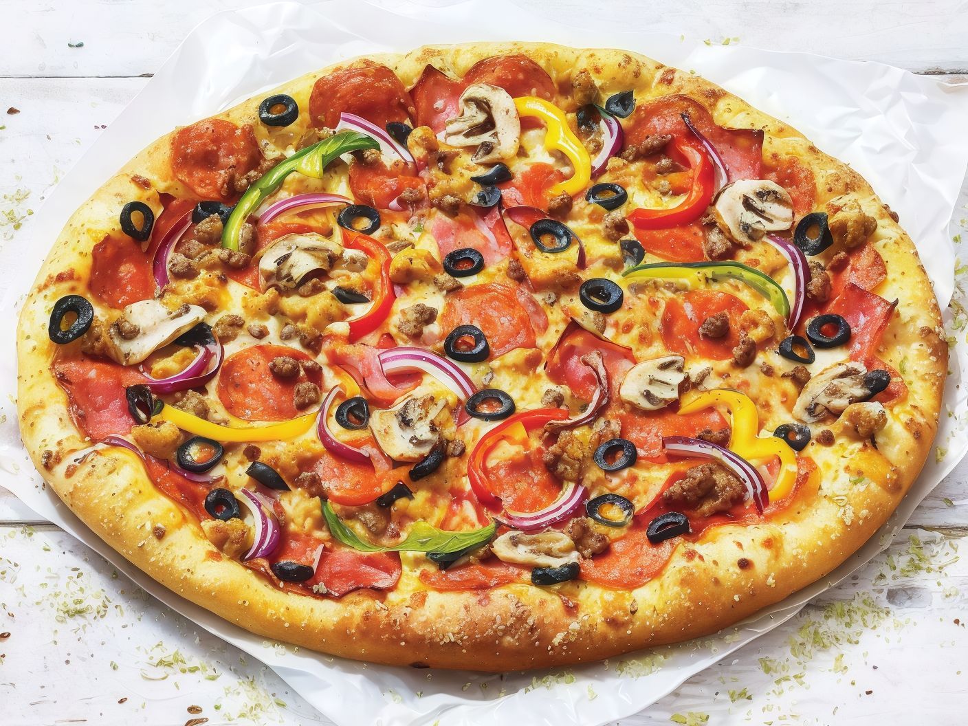 Italian Super Supreme Pizza