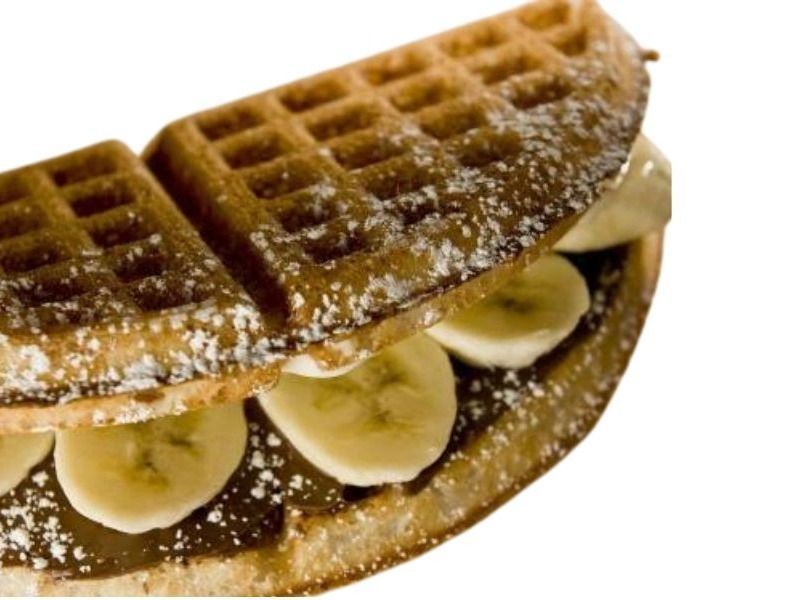 Banana Waffle Sandwich