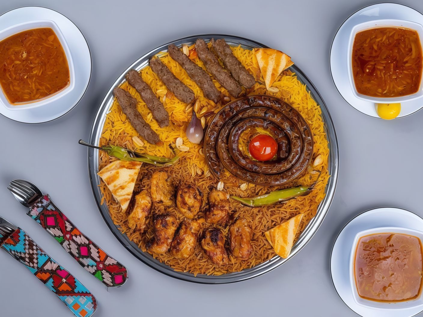 Ramadan Tray For 3 Persons