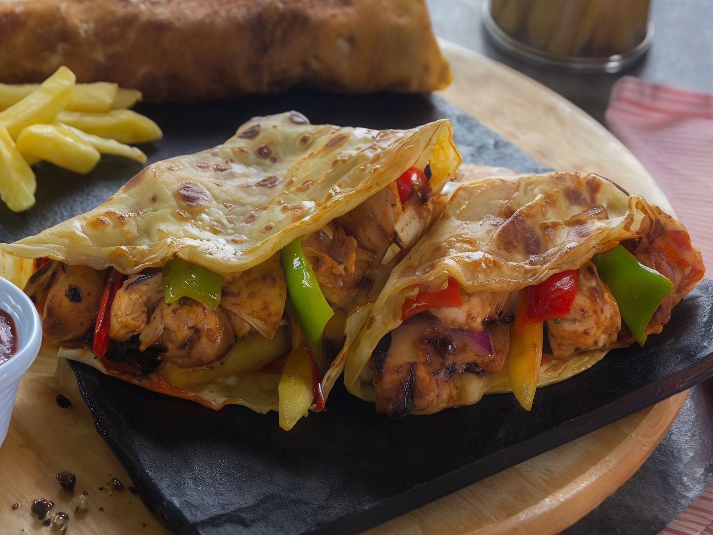 Shish And Strips Crepe