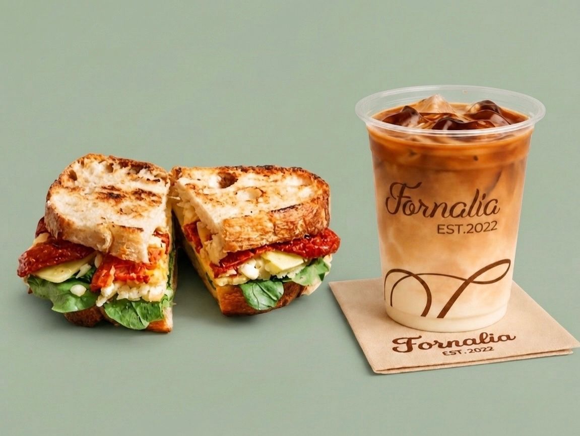 Sandwich with Coffee
