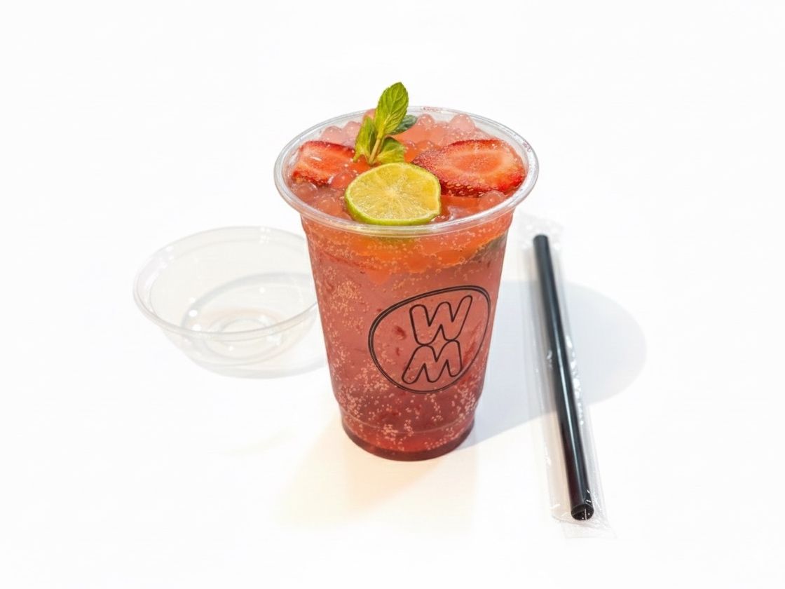 Mojito Strawberry Popping Boba