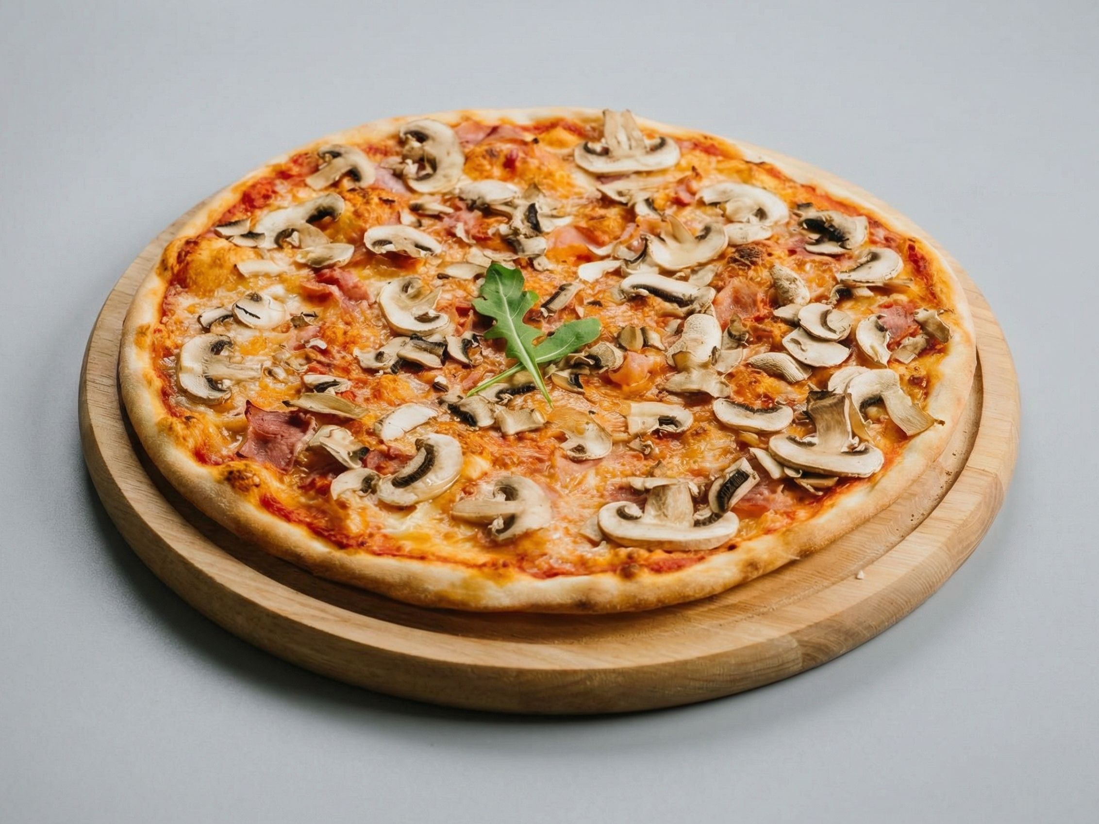 Oriental Mushroom Pizza