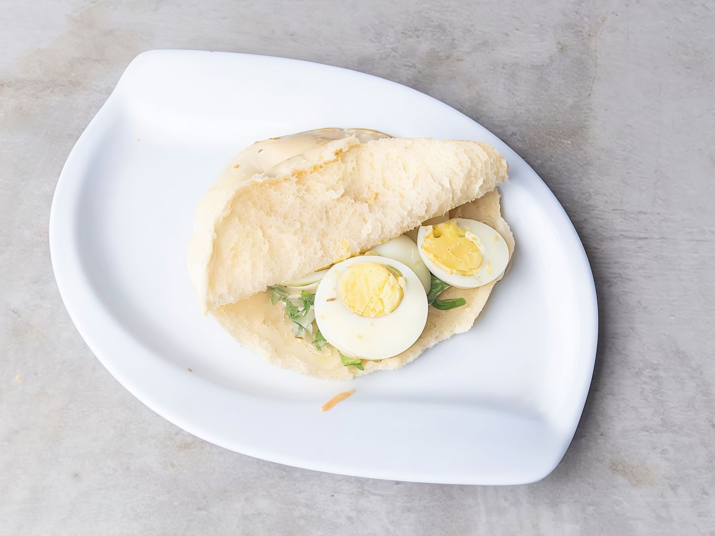 Boiled Eggs Sandwich