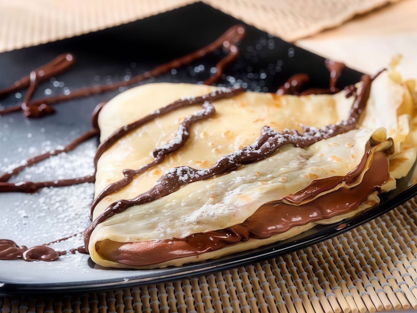 Chocolate crepe