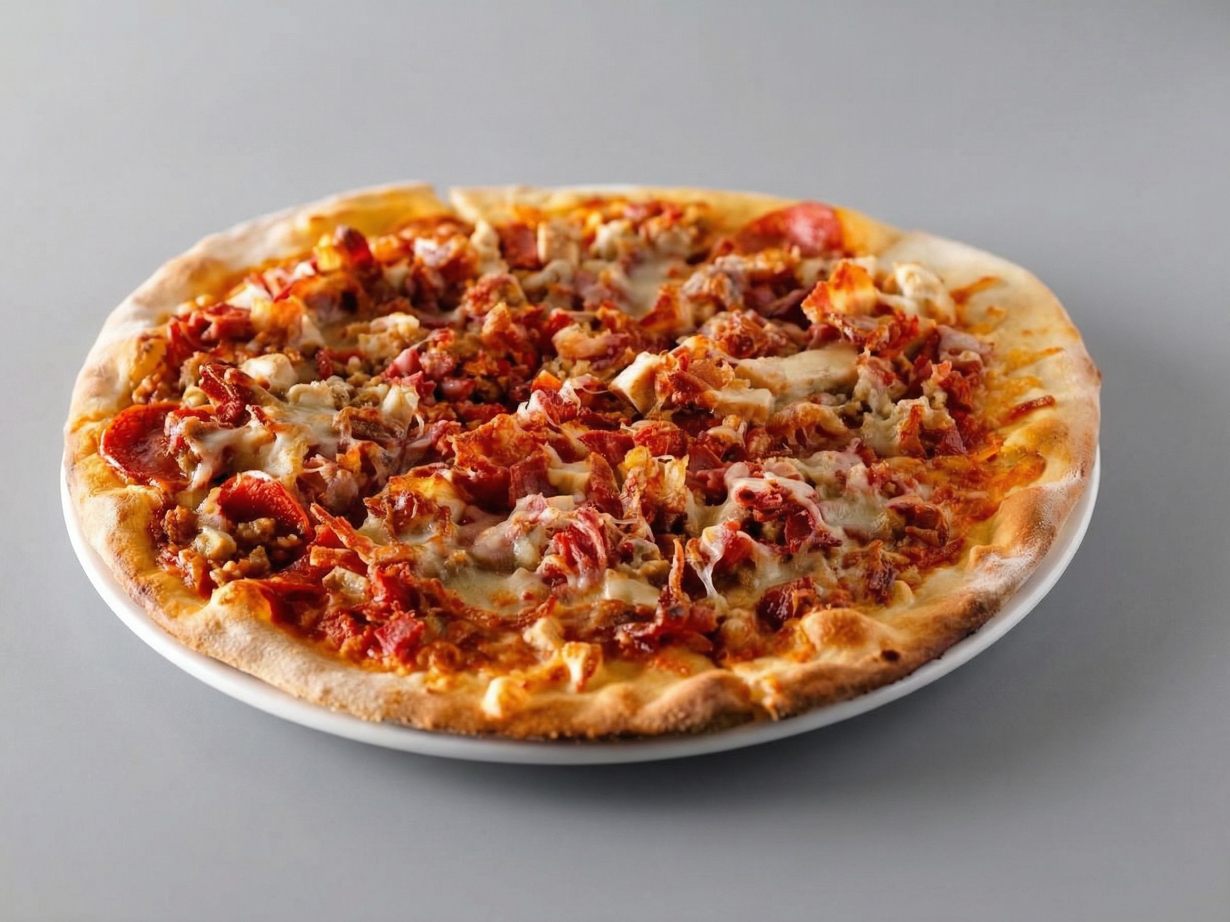 Minced meat pizza