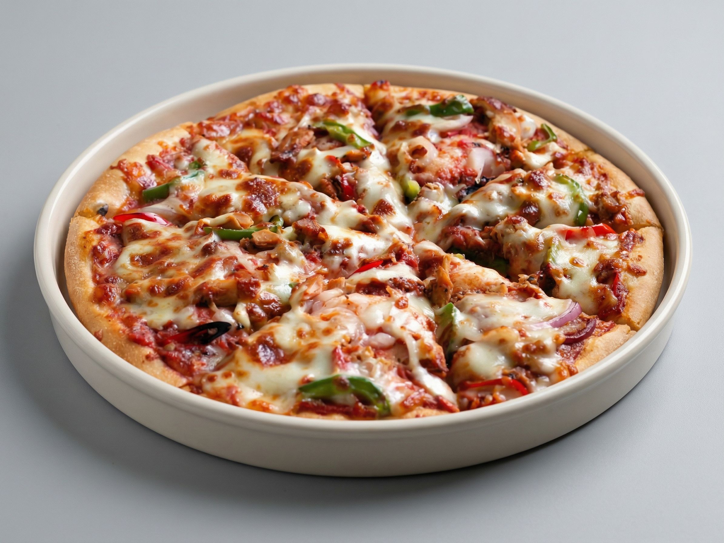 Sausages pizza