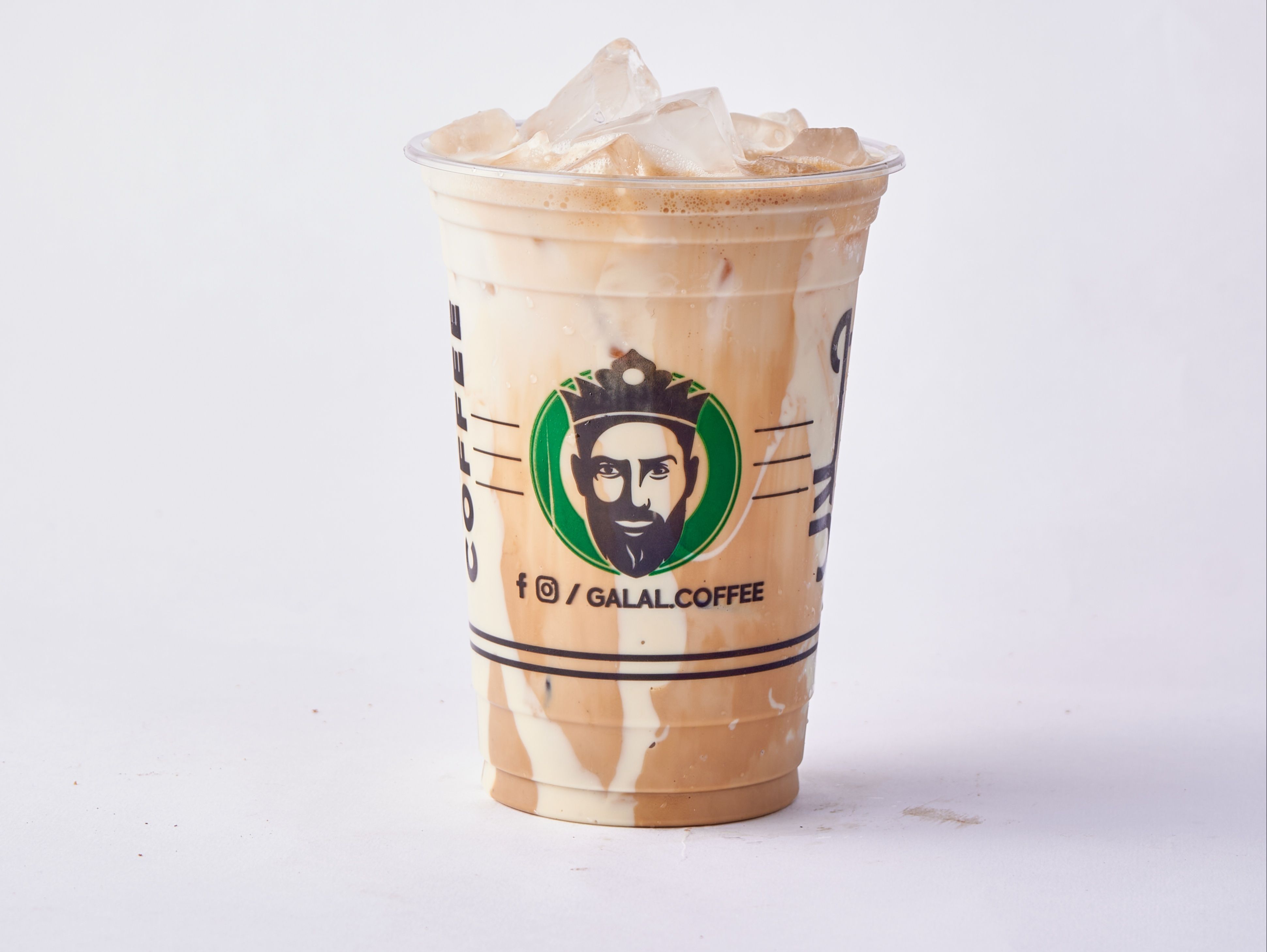 Iced white mocha