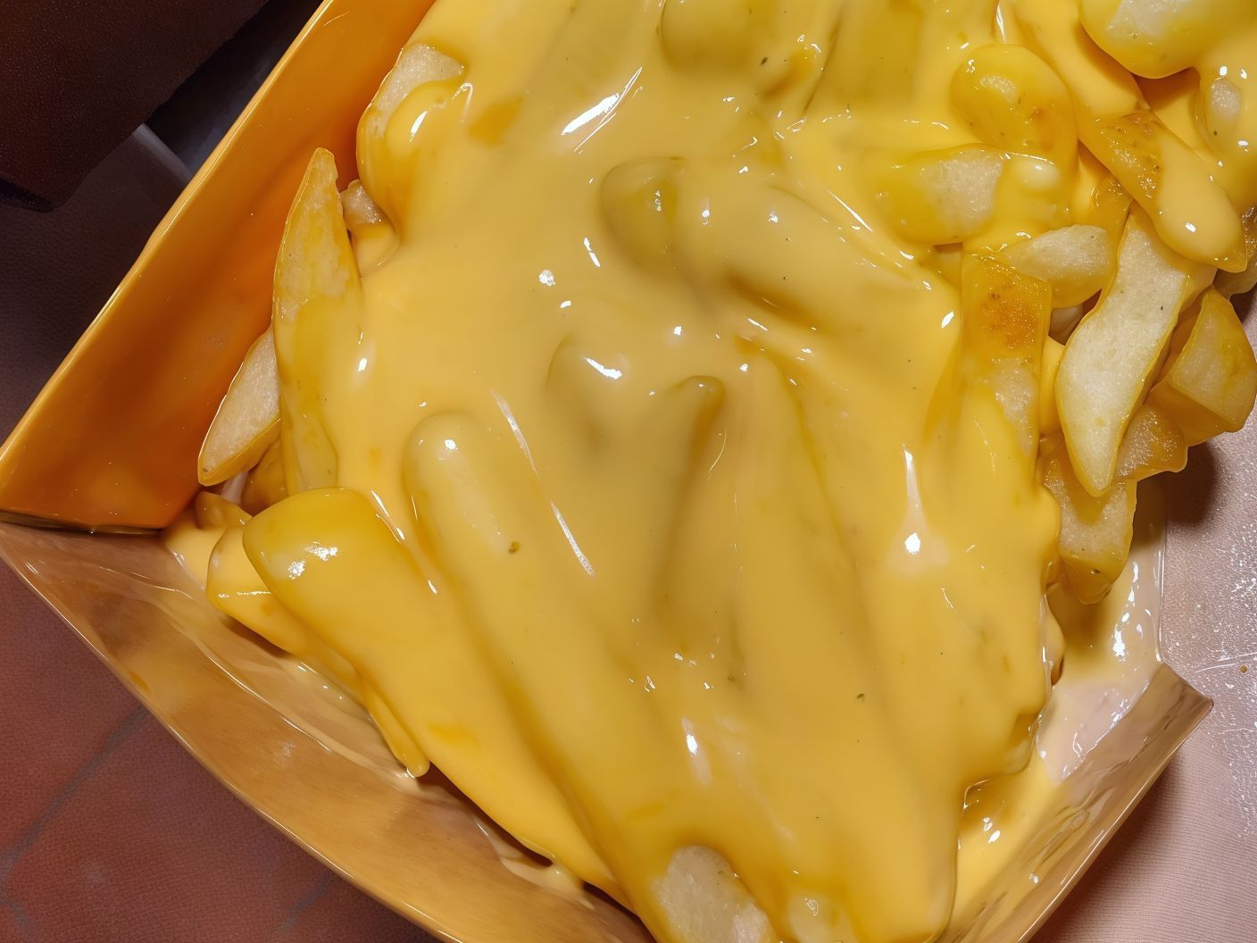 Fries With Cheddar Cheese Platter