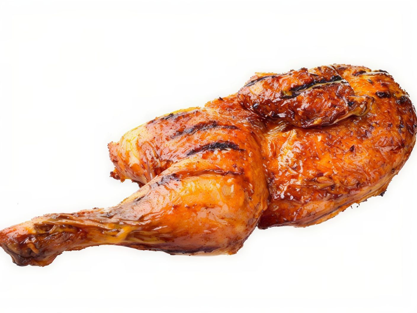 Half Chicken on Charcoal