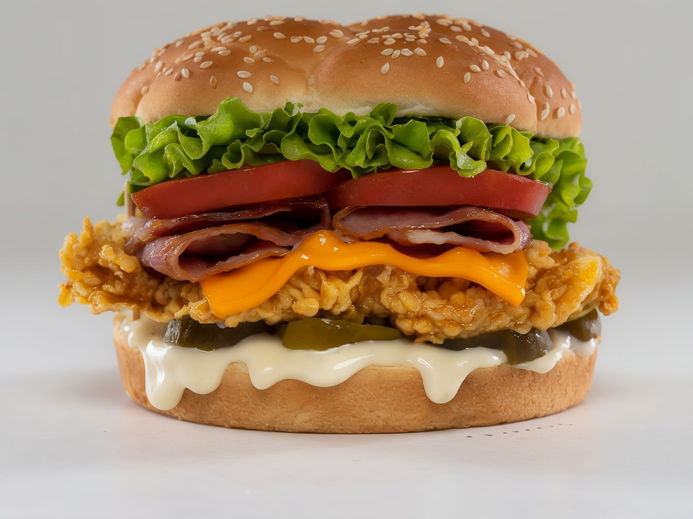 Chicky Bacoon Chicken Burger