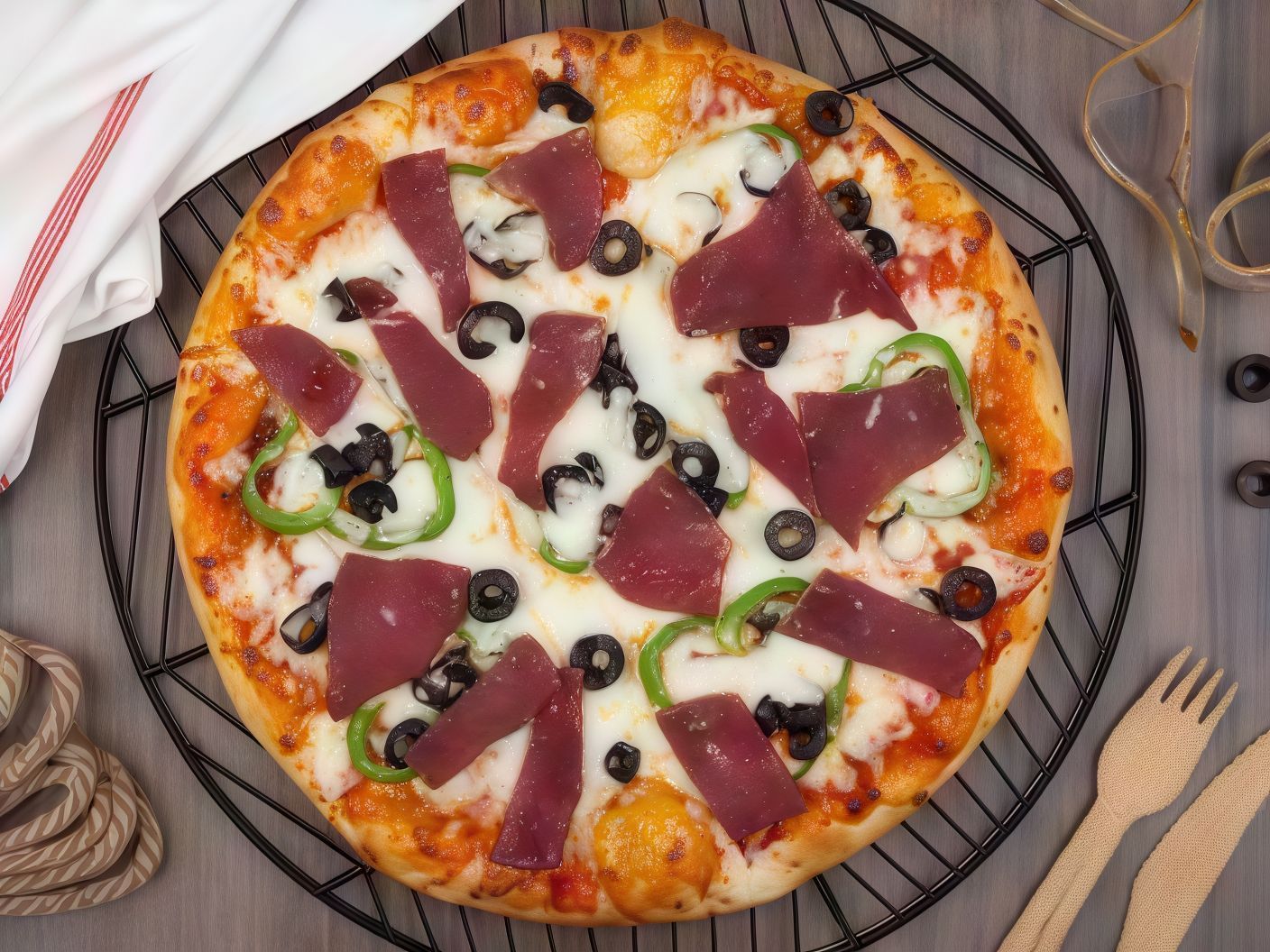 Mixed Meat Pizza