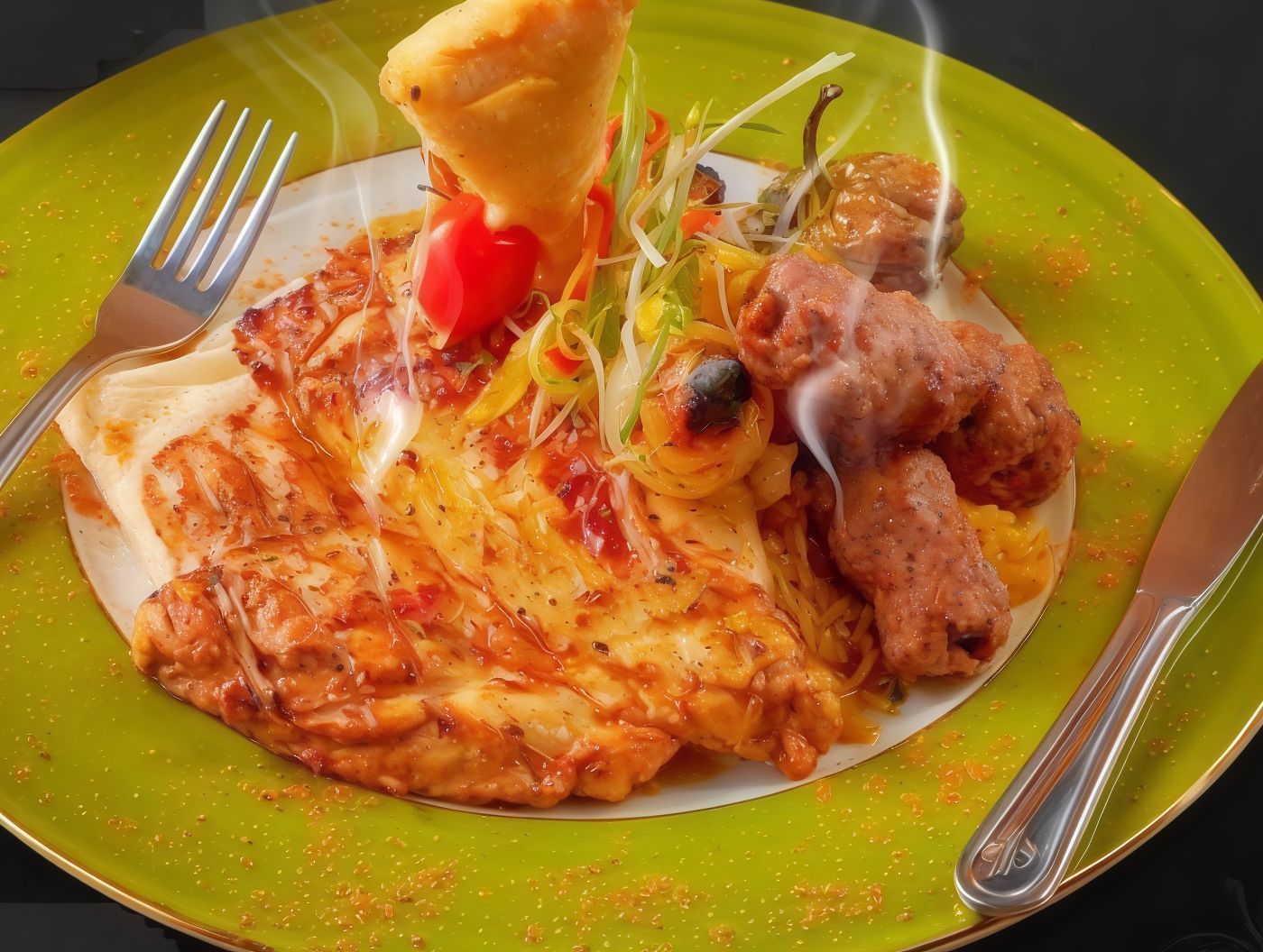 Kofta And Quarter Chicken Breast Mix Meal