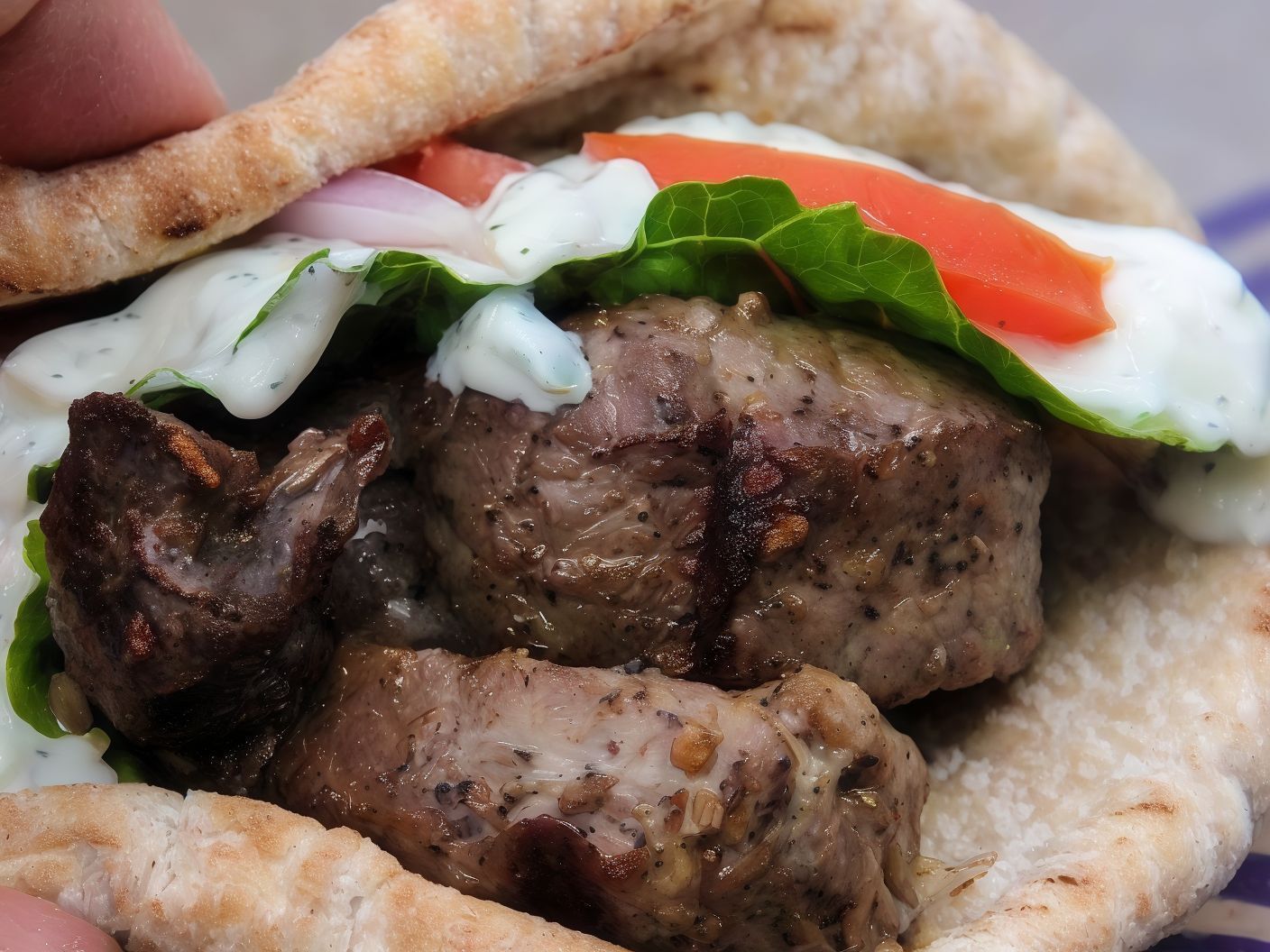Meat Kebab Sandwich