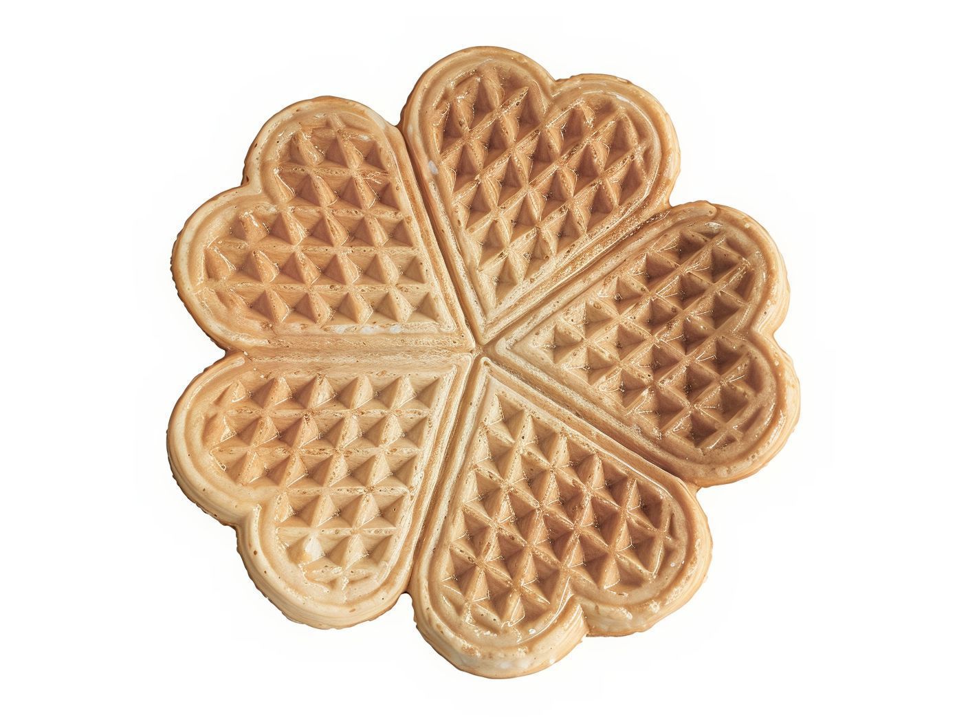 Create Your Own American Waffle - Hold It