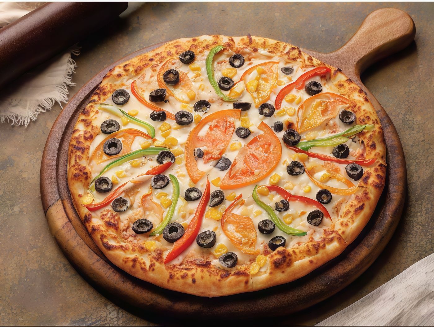 Turkish Pizza With Vegetables