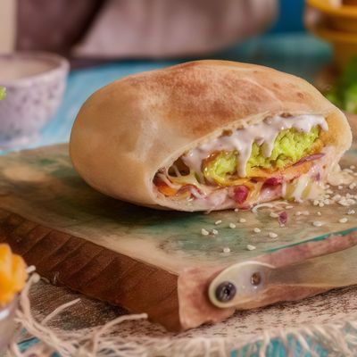 Taamia Pastrami Sandwich