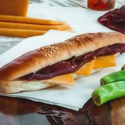 Pastrami Romi Sandwich