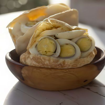 Boiled Egg Baladi Sandwich