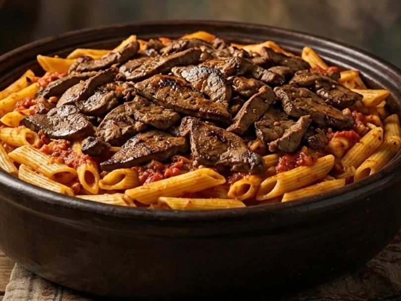 Large liver tagine